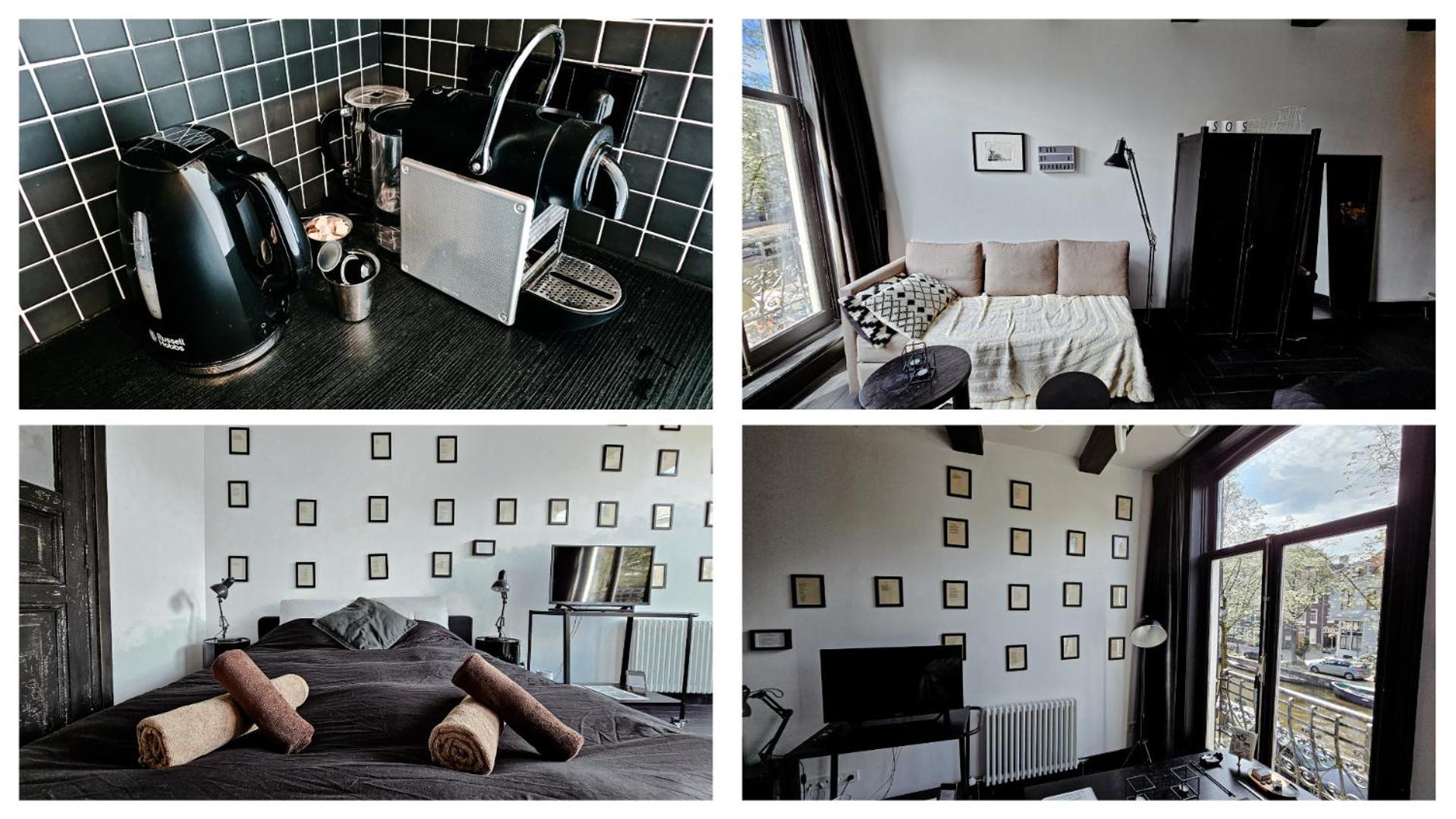 The Black Beauty Private Studio With Canal View From 1799 アムステルダム エクステリア 写真